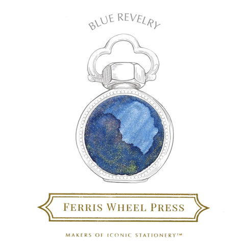Blue Revelry Fountain Pen Ink