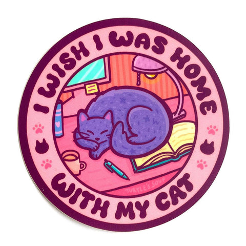 I Wish I Was Home Sticker