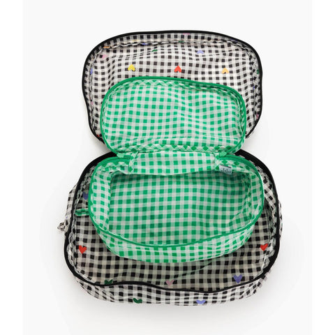 Gingham Packing Cube Set