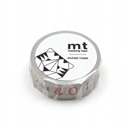 Papier Tigre Les Numéros Washi Tape