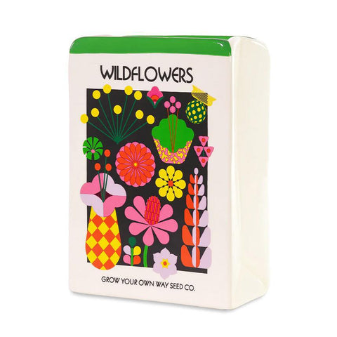 Wildflower Seeds Vase