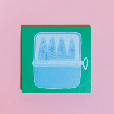 Tinned Fish Sticky Notes
