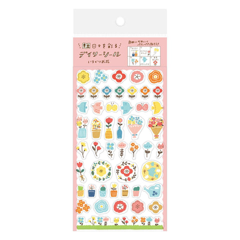 Daily Seal Sticker Sheet, Flowers