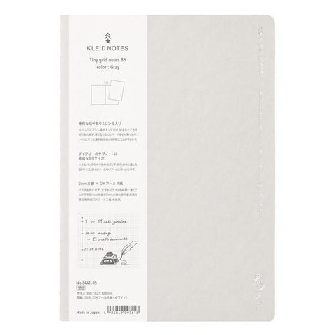 2mm Grid Notebooks, Light Colors
