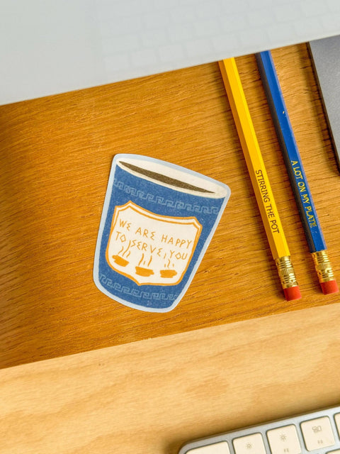 Coffee Cup Sticker