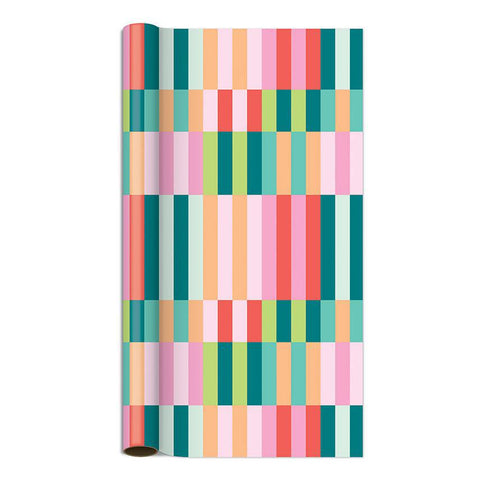 Contrast Stripes Wrapping Paper Roll