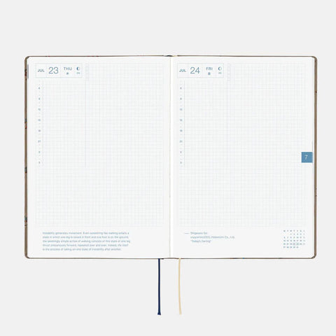 Bow + Tie: Galloping Horses Hobonichi HON A5 2026 Planner