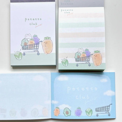 Vegetable Shopping Mini Notepad