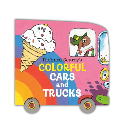 Richard Scarry's Colorful Cars + Trucks Mini Board Book