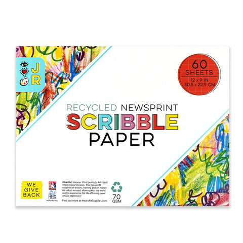 Recycled Newsprint Scribble Pad