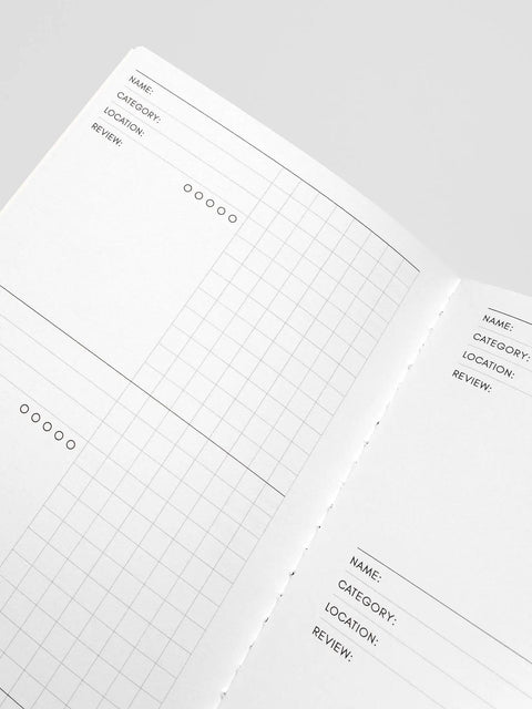 Experience Tracker Travel Notebook, A5 Slim