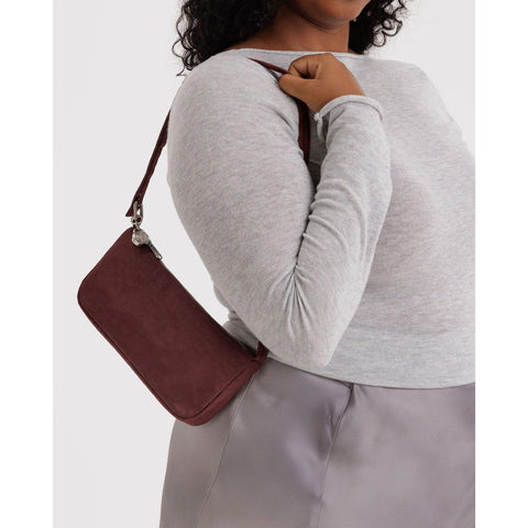 Nylon Pochette: Mahogany