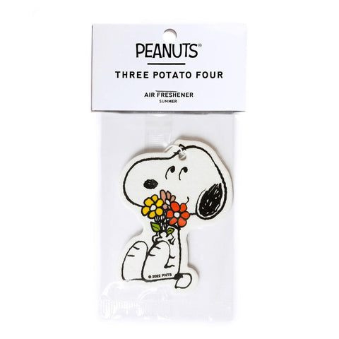 Snoopy with Flowers Air Freshener