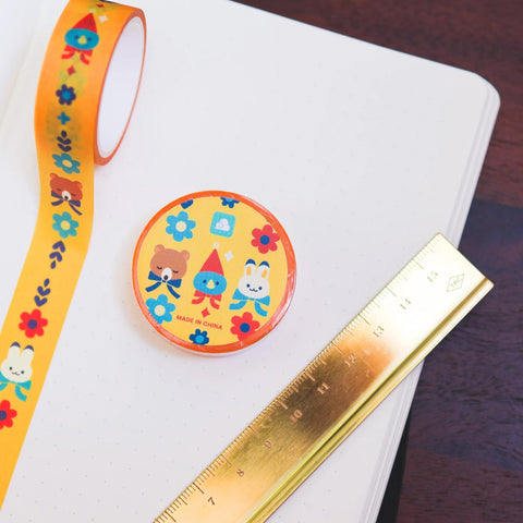 Bear, Bunny + Blue Bird Washi Tape