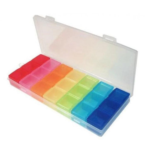 Rainbow Pill Case Organizer