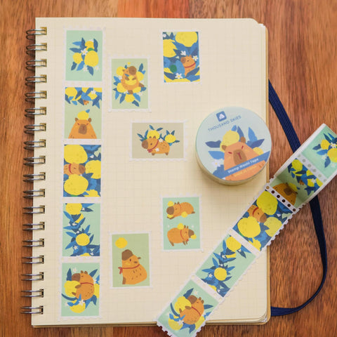 Yuzu Orchard Stamp Washi Tape