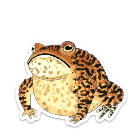 Grouchy Toad Sticker