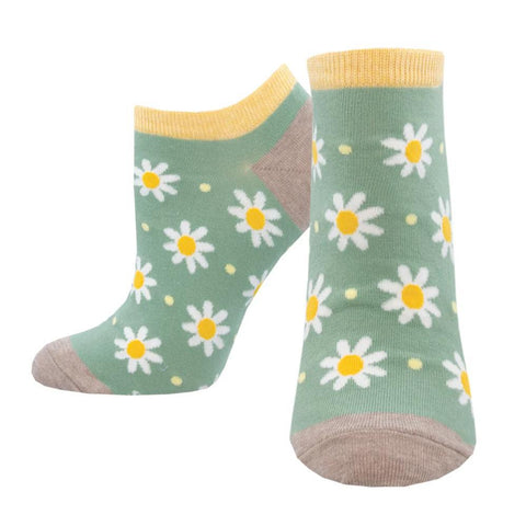 Dots + Daisies Ped Socks
