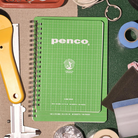 Wirebound B6 Grid Notebooks