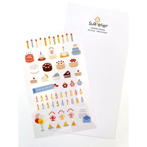 Birthday Cake Stickers