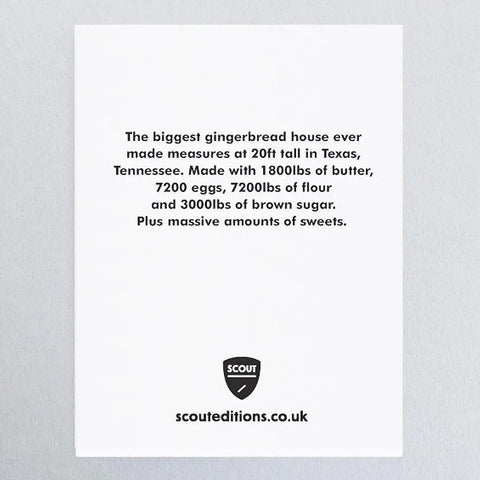 Gingerbread House Mini Card