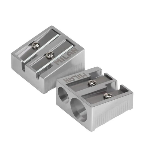 Double Hole Aluminum Pencil Sharpener
