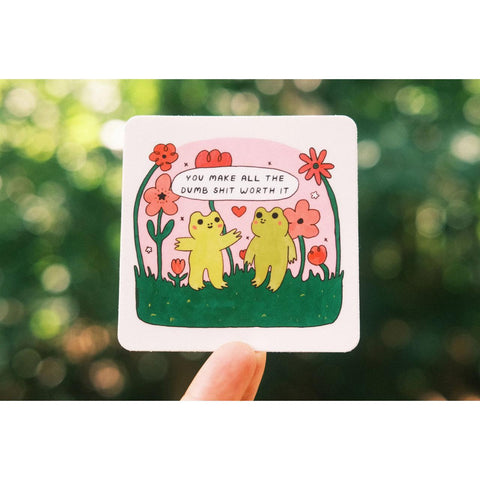 Frog Friends Sticker