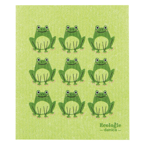 Ribbit Swedish Dishcloth