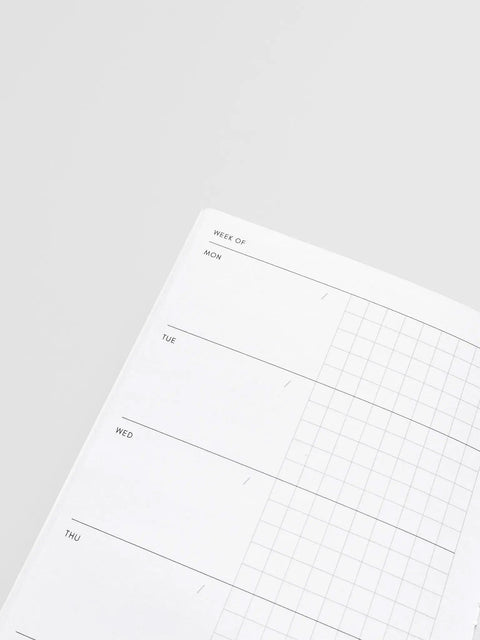 Weekly Graph Notebook, A5 Slim