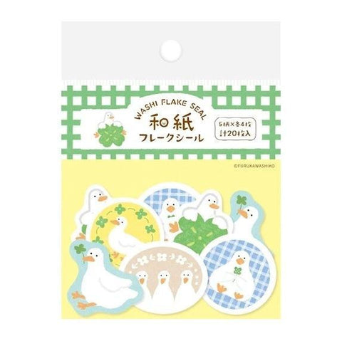 Clover Duck Sticker Flakes