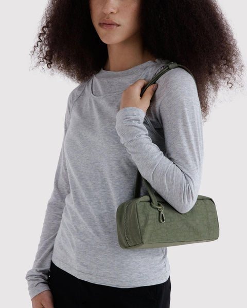 Small Nylon Bowler Bag: Caper