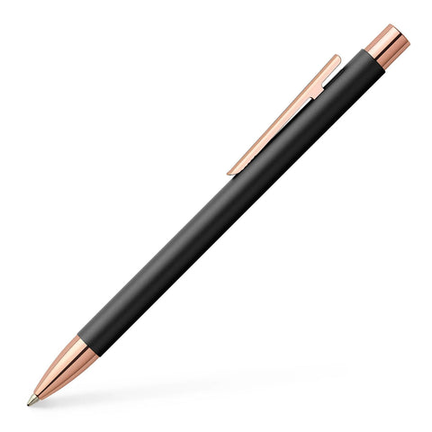 Neo Slim Matte Black + Rose Gold Ballpoint Pen