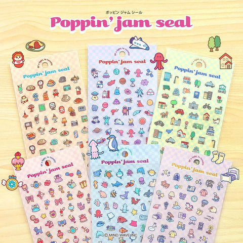 Poppin' Jam Sticker Sheet, Magical