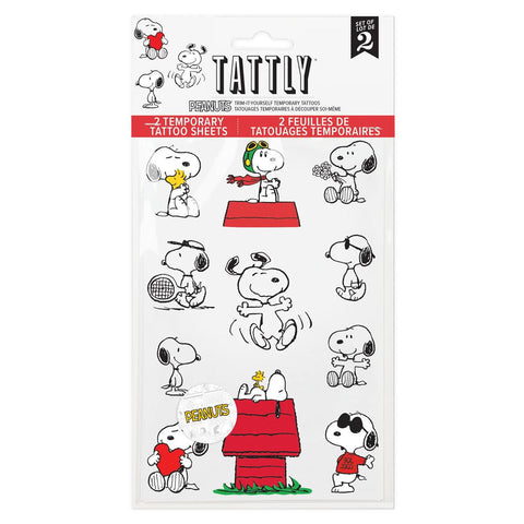 Snoopy Tattoo Sheets