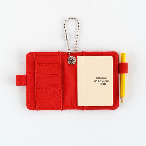 Hobonichi Techo Mini Keychain, Red