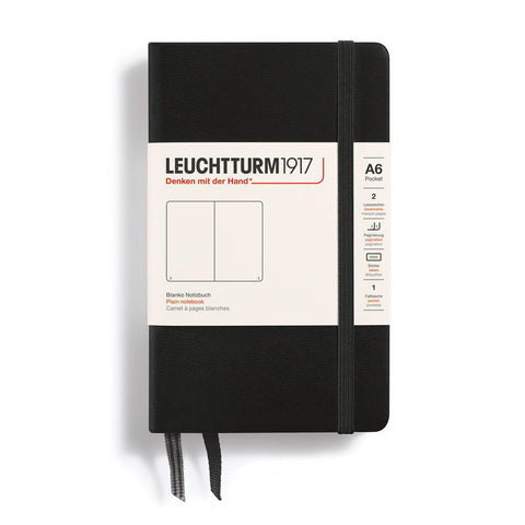 Hardcover Pocket Notebooks, Black