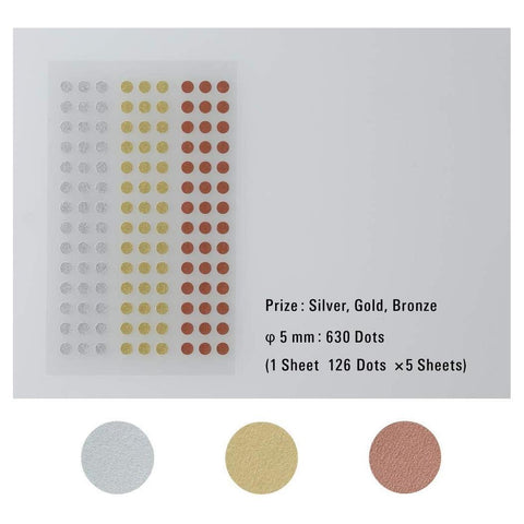 Circular Masking Tape 5mm Patches, Prize