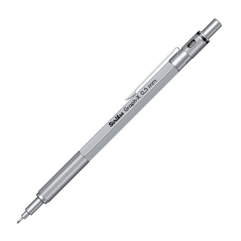 Graph-X Mechanical Pencil, Silver