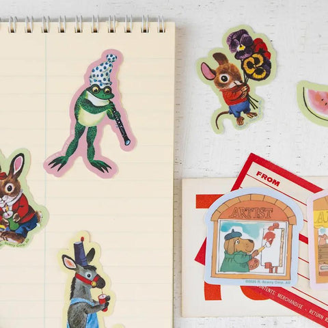 Mouse Bouquet Sticker