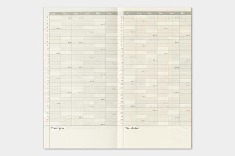 TRAVELER'S notebook, Regular Size, 2027 Monthly
