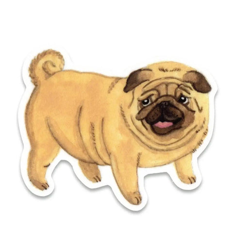 Chunky Pug Sticker