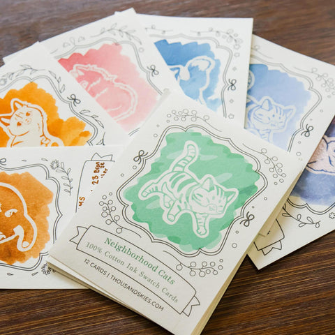 Neighborhood Cats Ink Cards