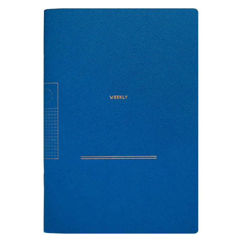 COTOMO Weekly Log B6 Notebook, Cobalt Blue