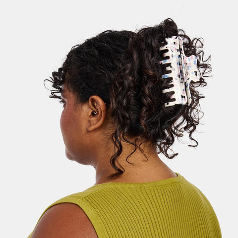 Large Jojo Hair Claw, Terrazzo