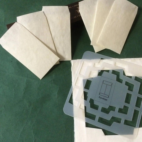 Handmade Envelope Templates, Japanese