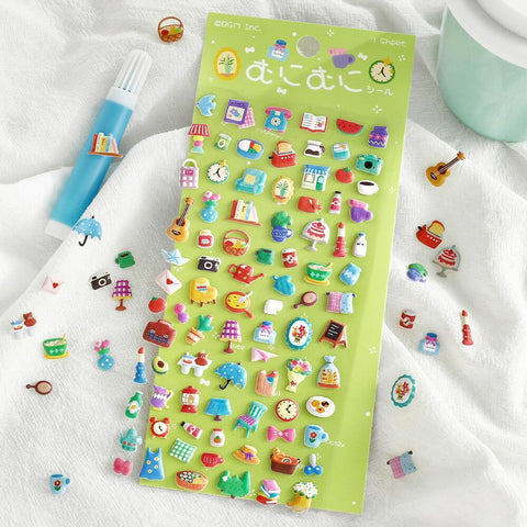 Mini Life Puffy Stickers
