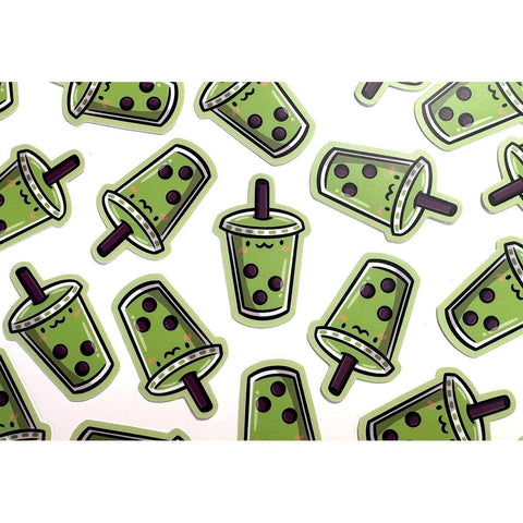 Matcha Bubble Tea Mini Sticker
