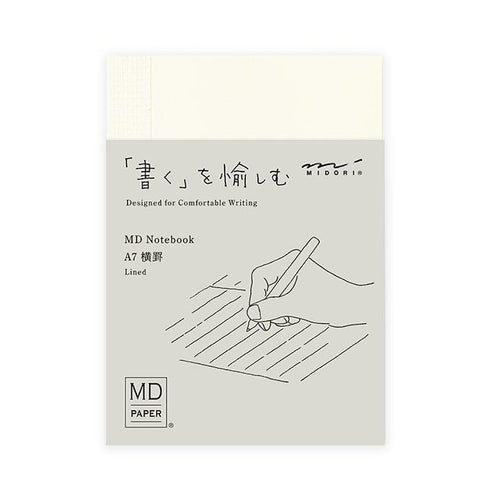 MD Lined A7 Notebook