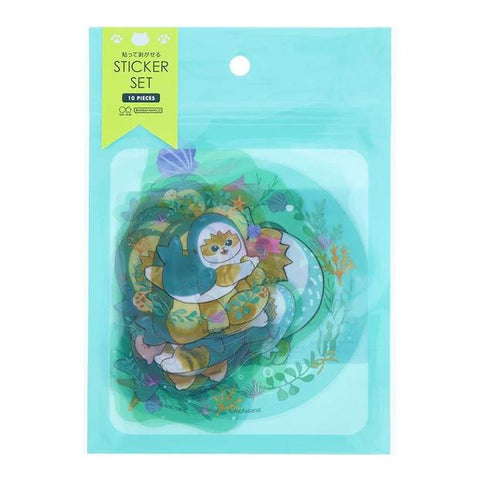 Mofusand Shark Removable Sticker Set