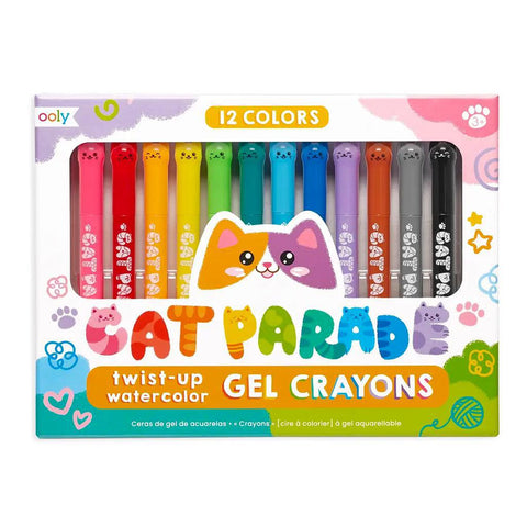 Cat Parade Gel Crayon Set
